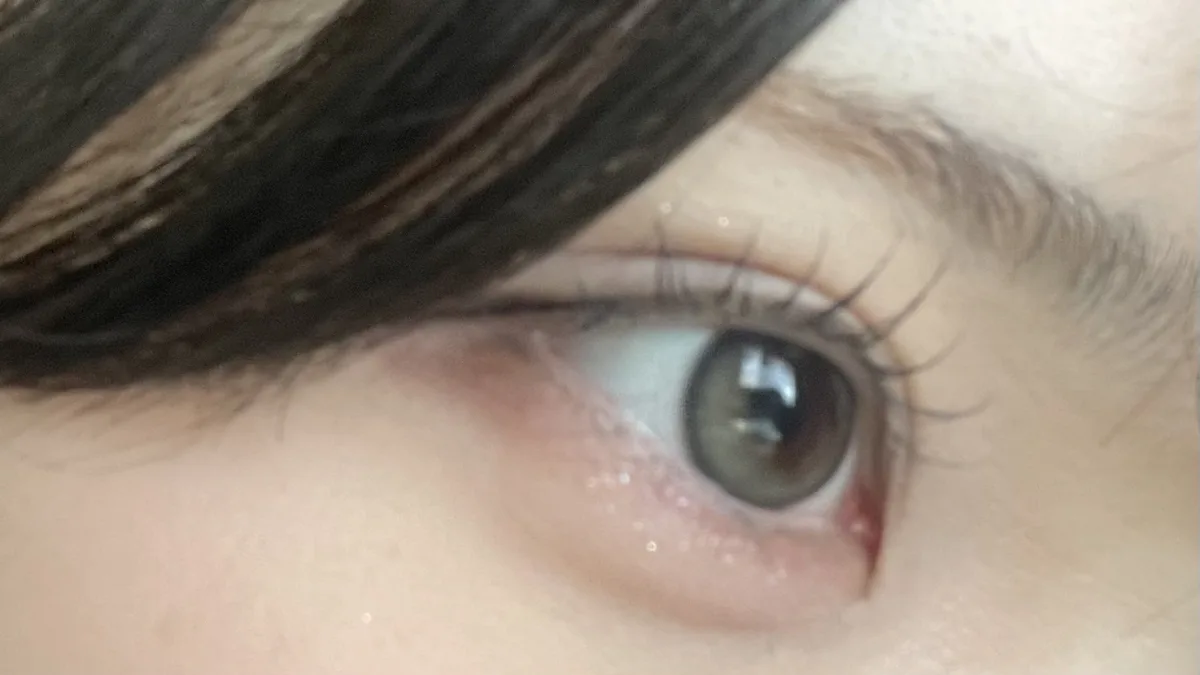 OLENS OLENS 1day グローイ アッシュグレー (GLOWY Ash Gray)の着用レビュー写真 by ゆいか （3/3）