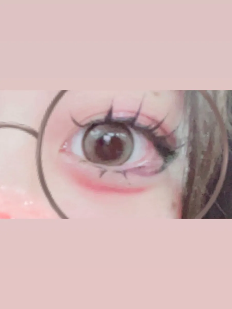 細フチで可愛い‼️