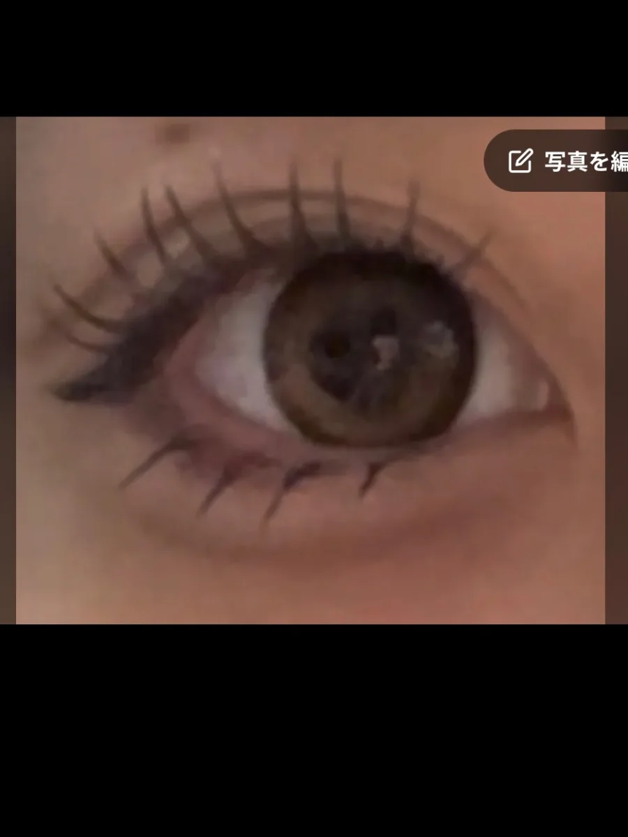 OLOLA Lens OLOLA 1day サイレンアンバーブラウン(Siren Amber Brown)の着画・着用レビュー写真 by ょ （2/2）