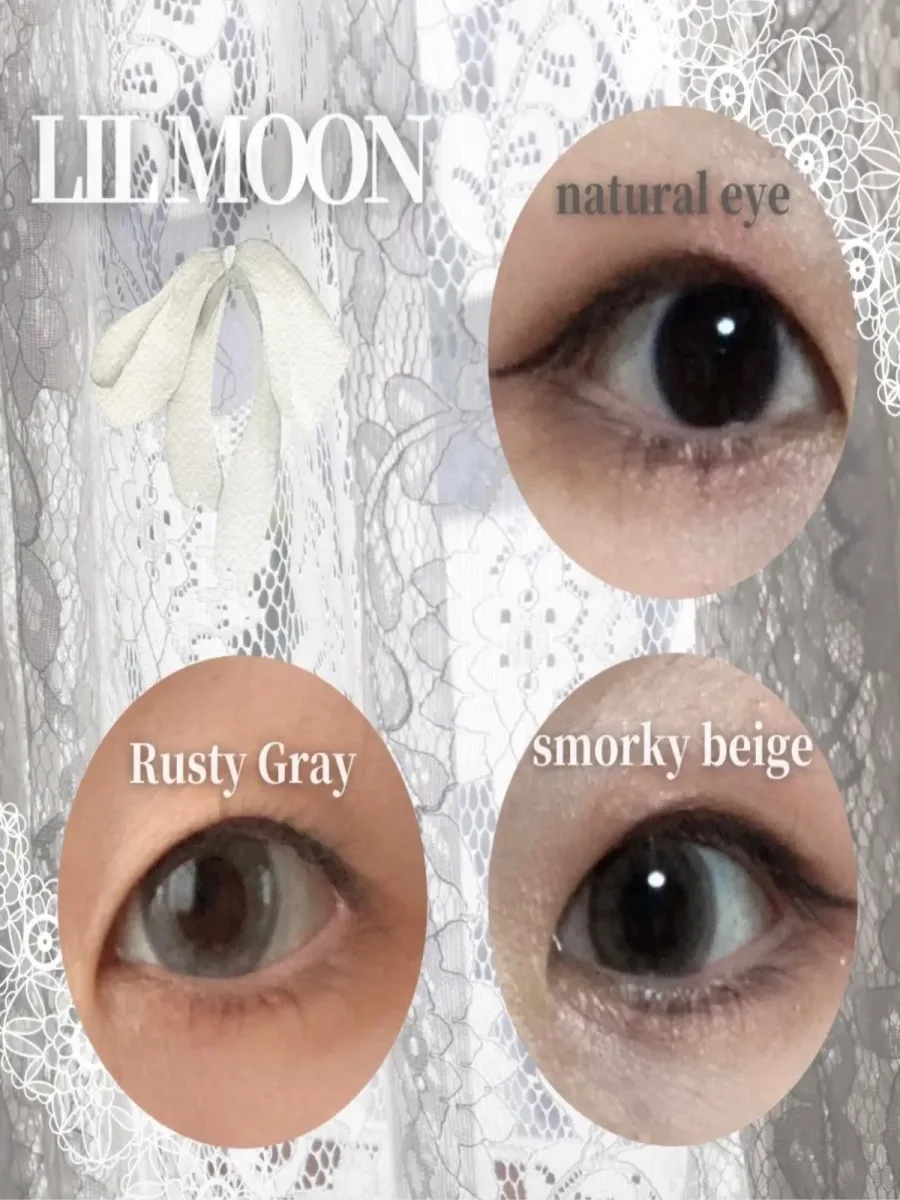LILMOON LILMOON 1day スモーキーベージュ (Smokey Beige)の着画・着用レビュー写真 by haru （2/2）