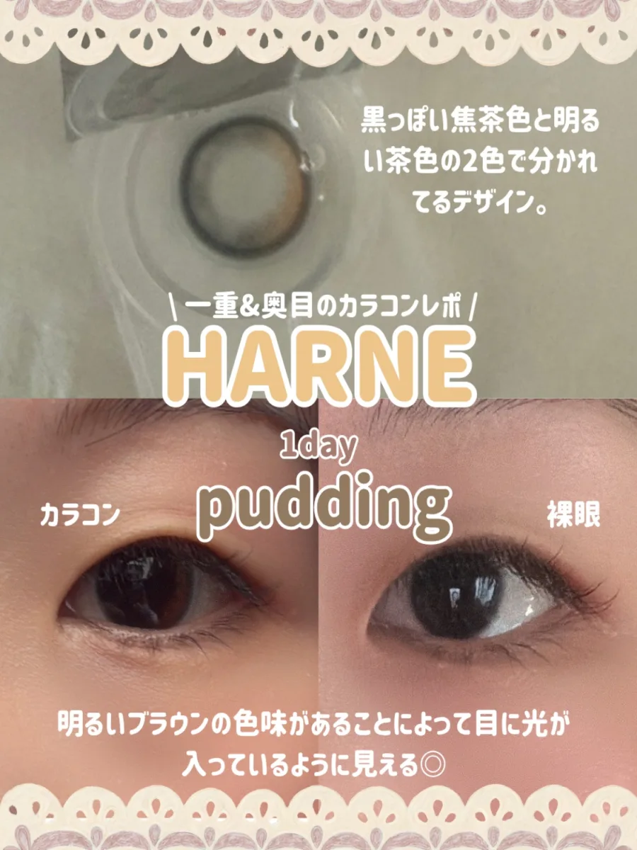 HARNE HARNE 1day プディングの着画・着用レビュー写真 by haru （2/3）