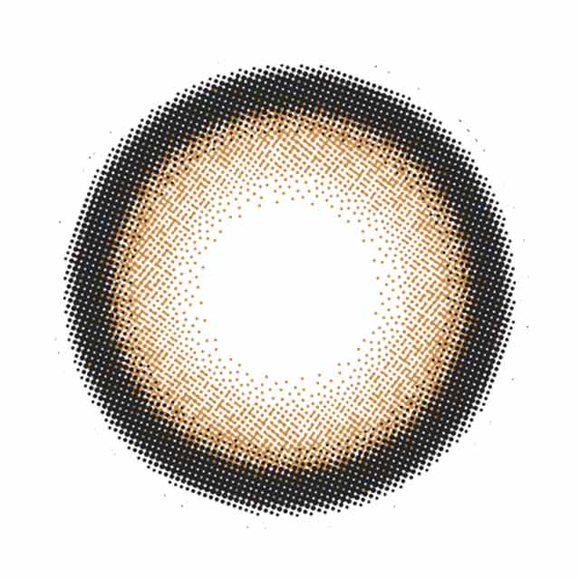 Flurry フルーリー リングオレンジブラウン(もふもふハムスター)のレンズ画像