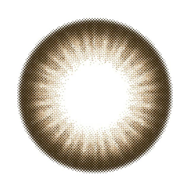 colors 1day メガナチュラルブラウンのレンズ画像