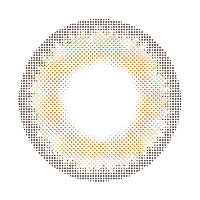 colors 1day ハーフオリーブブラウンのレンズ画像