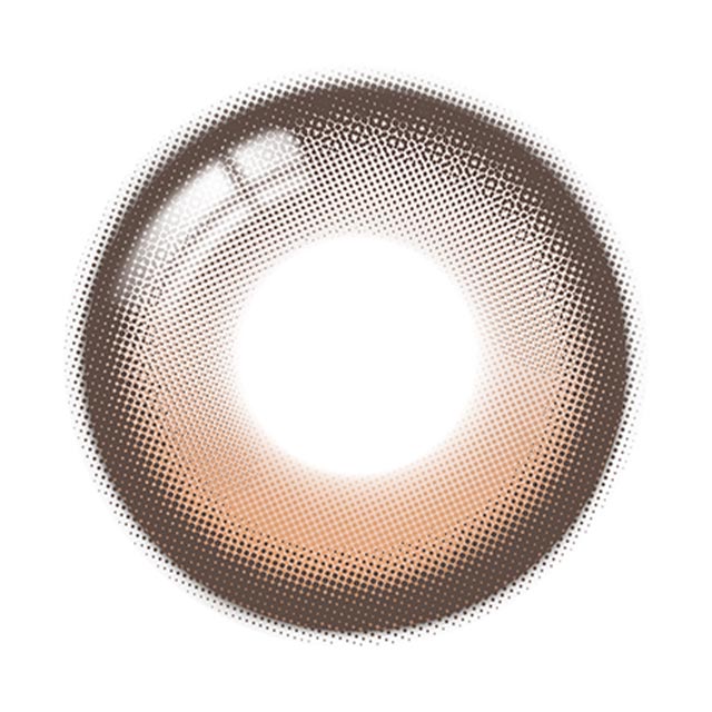 1day Refrear Unrolla ルナンブラウンミニのレンズ画像