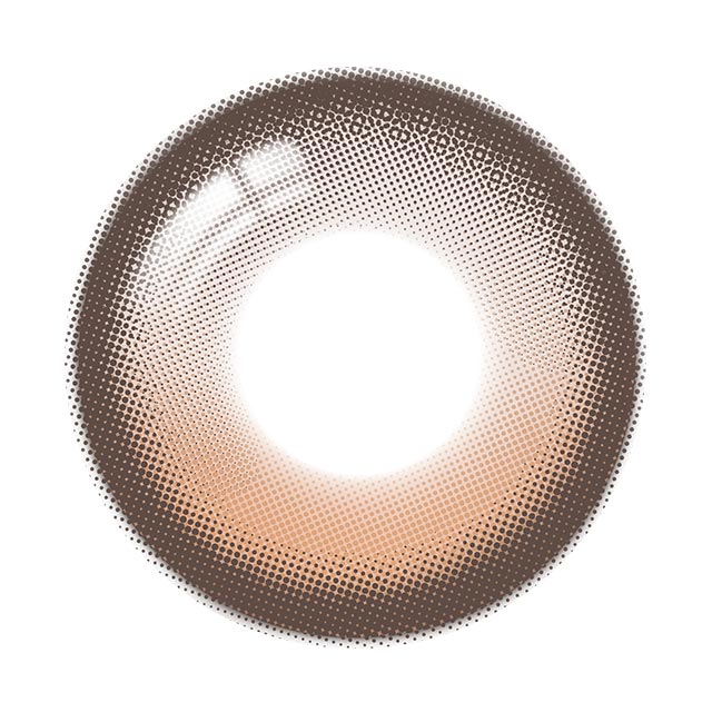 1day Refrear Unrolla ルナンブラウンのレンズ画像