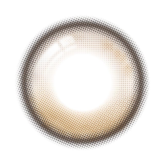1day Refrear Unrolla ルナンベージュのレンズ画像