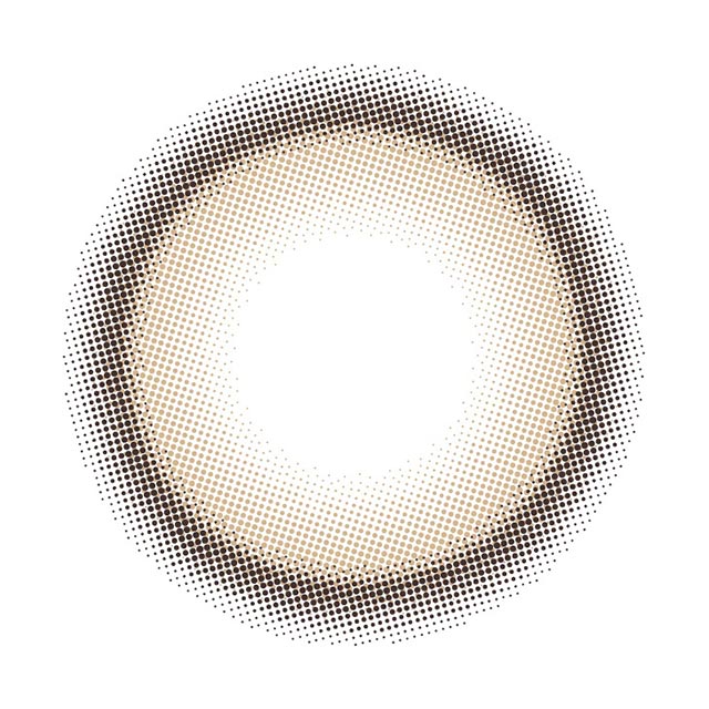 Chu's me 1day エッセンスベージュ (Essence Beige)のレンズ画像