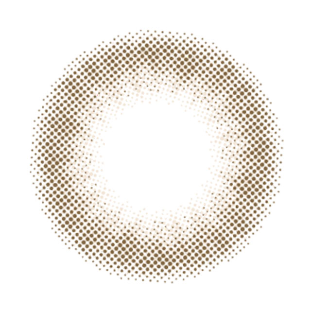 Chu's me 1day ハニーベージュ (Honey Beige) #ふわモテのレンズ画像