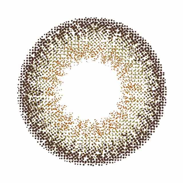 Chu's me 1day ギャップブラウンのレンズ画像